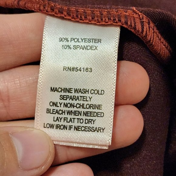 Marc New York brick red faux suede ankle pants S - Picture 5 of 5